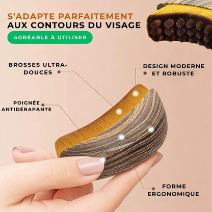 Brosse Drainage Lymphatique Visage    Retrouvez un visage frais et lumineux en seulement 2 minutes par jour ✨