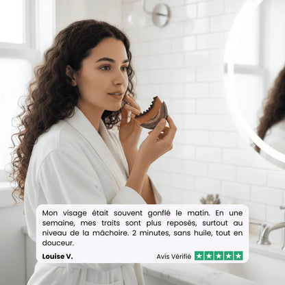 Brosse Drainage Lymphatique Visage    Retrouvez un visage frais et lumineux en seulement 2 minutes par jour ✨